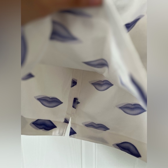 Vintage Prada Mini Purple Lip Print Skirt - Picture 8 of 8